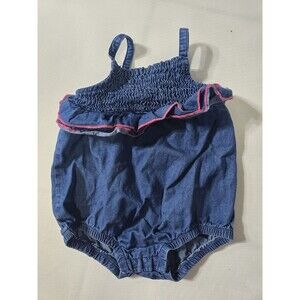 Cat & Jack Baby Girl's Ruffle Romper. Size 6-9m